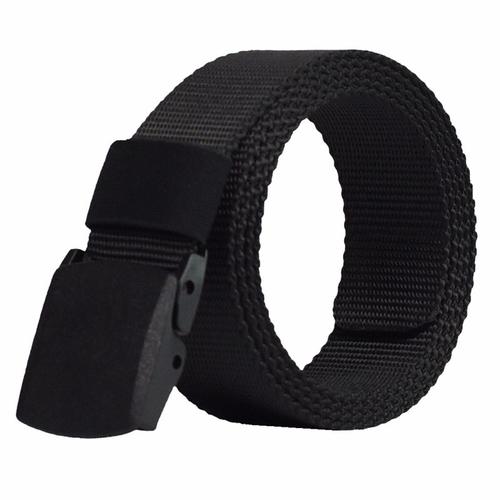 Gambar Ikat Pinggang Pria Canvas Automatic Buckle - Black dari web komputindo undefined Tokopedia