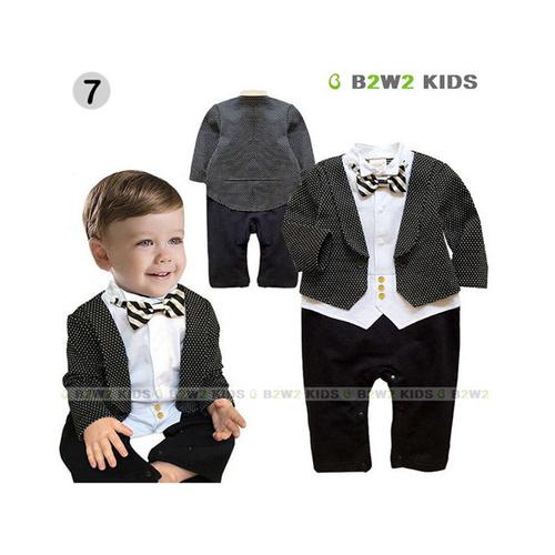 Foto Produk Baju Romper Anak Laki Jas Kemeja Pesta Hitam Abu 0 1 2 Tahun Baby Dasi dari Corry Kids