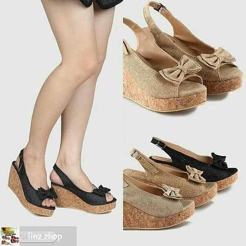 sandal wanita wedges jumbo big size