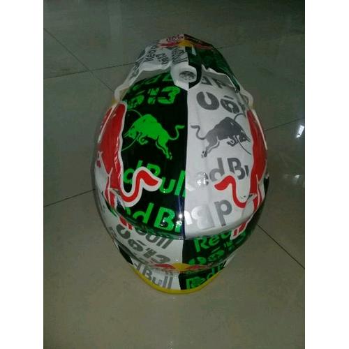 Jual helm red bull replika airoh - Kab 
