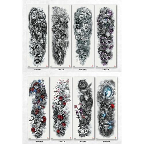 Foto Produk Tato/Tatto temporary/Tatto temporer/Tatto full lengan 17x46 Baru TQB dari Abadi Foto