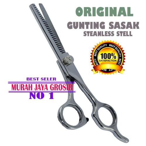Foto Produk ORIGINAL GH 008 SINGLE Gunting SASAK Kwalitas no 1 gunting rambut dari murah jaya grosir