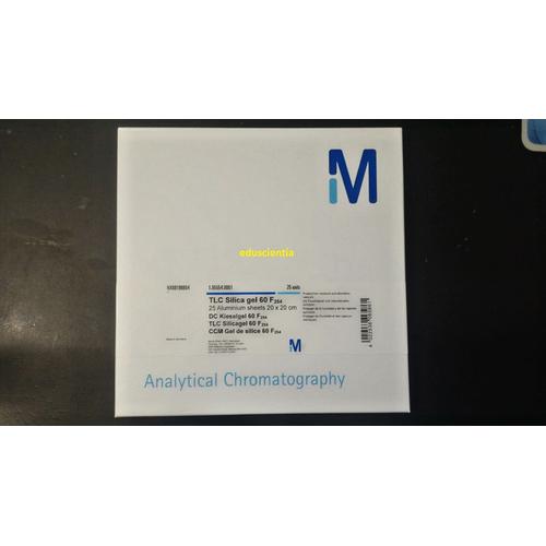 Jual TLC ALUMINIUM SHEET/ PLAT KLT/ TLC PLATE, 20X20 CM, 105554, MERCK