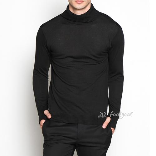 Jual Sweater Turtleneck Rajut Pria 