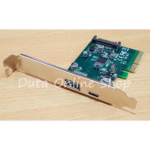 Foto Produk PCI Express Card X4 / X16 to USB 3.1 dan USB 3.0 High Speed dari Duta Online Shop