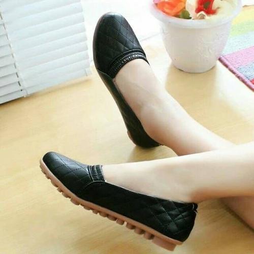 Foto Produk FLAT SHOES BLD03 HITAM - Hitam, 37 dari lucky six