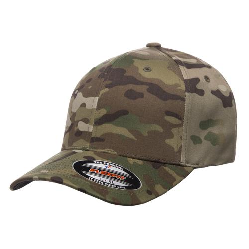 Jual flexfit camo 6 panel multicam 