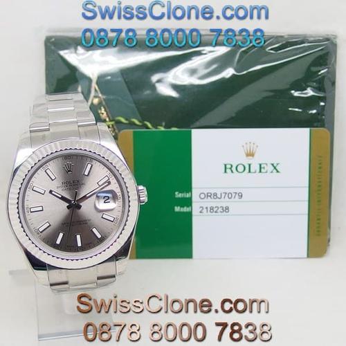 rolex datejust 41 gray dial