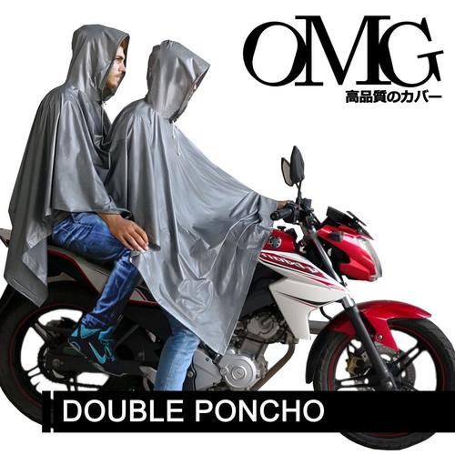 Gambar Jas Hujan OMG Poncho Ponco Kelelawar 2 Kepala - Silver dari GrosirOtomotif Kota Surabaya Tokopedia