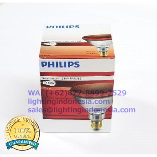 Foto Produk Lampu Infrared PHILIPS InfraPhil PAR38 IR 150W E27 230V RED 1CT/12 dari eLighting