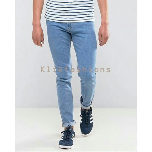 Foto Produk Celana Jeans Denim / Blue Light / Celana Denim / Celana Strec dari Klik Fashionable