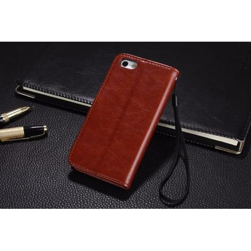 Foto Produk CASING IPHONE 5 5s SE 6 6+ 7 7+ X Plus FLIP COVER WALLET LEATHER CASE dari arterycircle