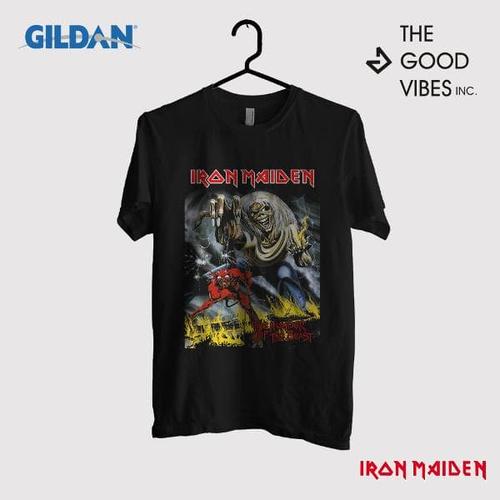 Foto Produk Kaos Iron Maiden Original Gildan - Beast dari Good Vibes Inc