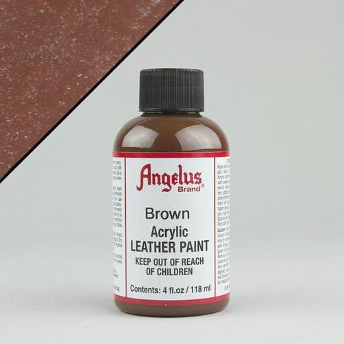 brown leather paint