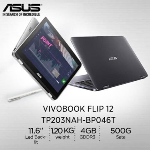 Gambar Laptop Notebook Asus Transformer TP203NAH N4200 4GB WIN10 dari Online Cell 889 Jakarta Pusat Tokopedia