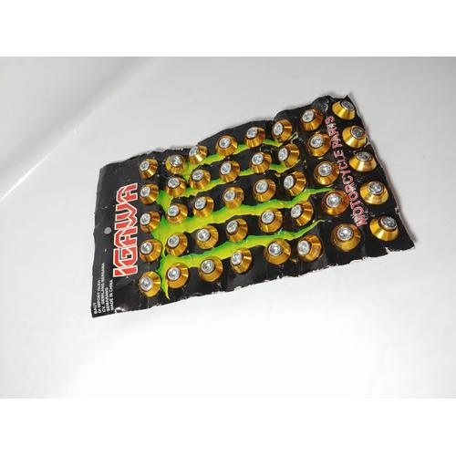 Foto Produk Baut L Variasi Warna Gold Cocok Untuk Plat Nomer SATUAN dari Lestari Motor 2