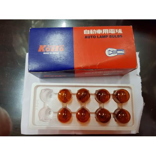 Foto Produk Bohlam Colok / Bohlam Sein Kuning Kaki 1 (12 v 5 w) Merk KOITO JAPAN dari Sigma Motor