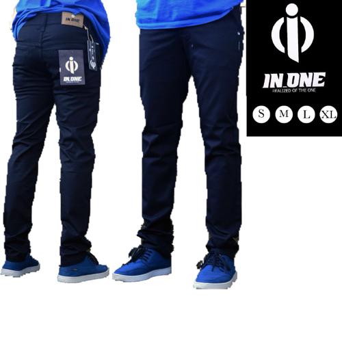 Foto Produk Celana chino panjang navy dan hitam jaman now dari Baijonk Store Bandung