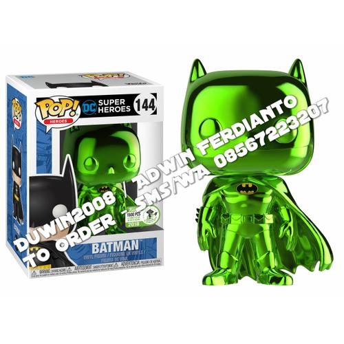 Funko Pop #144 Emerald Chrome Batman 