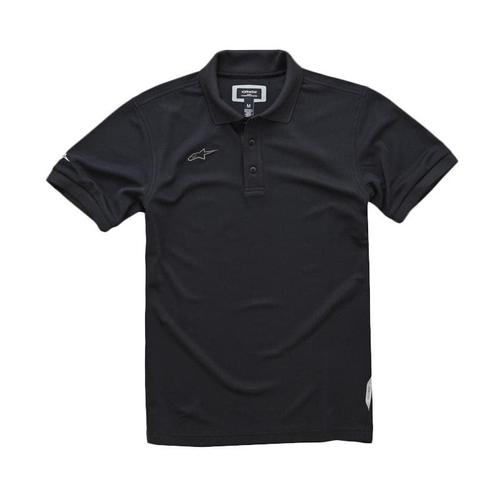 Foto Produk Alpinestars Vortex Polo Shirt Pria Original - Black - Hitam, S dari Helm Cargloss