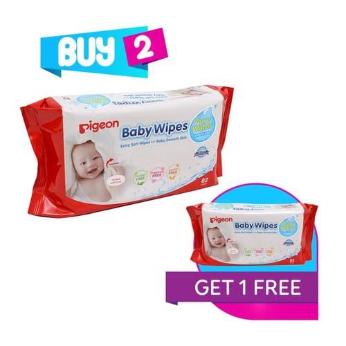 Foto Produk Pigeon - Baby Wipes Pure Water P3 dari Chubby Baby Shop