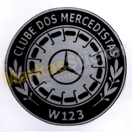Jual Sticker Mercedes W123 Club (Stiker Stickon Tempel Dalam) - Kab ...
