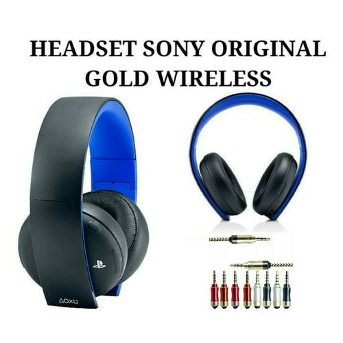 Foto Produk HEADSET PS4 SONY GOLD WIRELESS STEREO dari Divisi Game