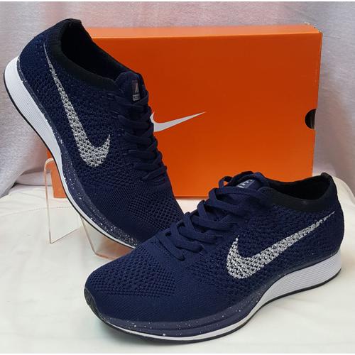 nike flyknit racer navy