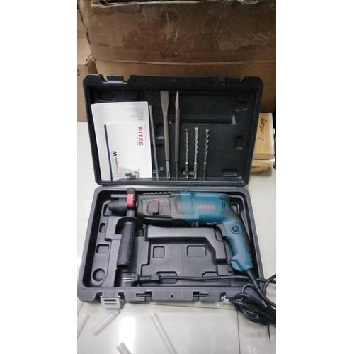 Foto Produk Mesin bor BITEC 24mm Beton SDS + HM2-24DRE ceklok drill HM 2-24DRE 24 dari Bangun Teknik