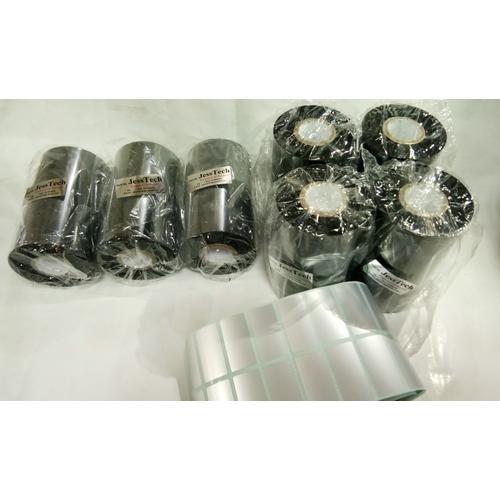 Foto Produk RIBBON BARCODE 11CM X 300M LABEL YUPO/SILVER PAT POSTEK ARGOX TSC dari jesstech barcode bandung
