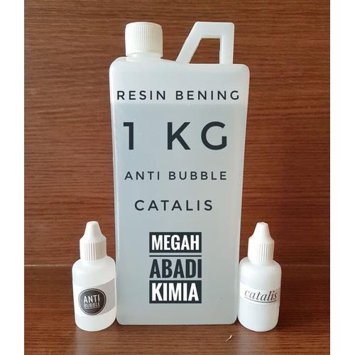 Gambar RESIN BENING 1kg + Katalis 35 ML + Anti Bubble 35 ML dari Megah Abadi Chem undefined Tokopedia