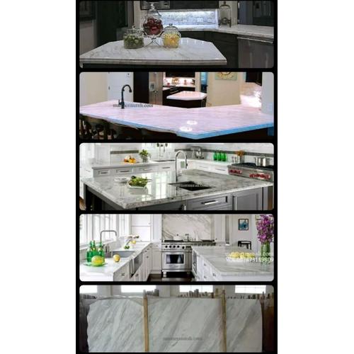 Jual Meja Marmer Putih Import Ex Yunani Meja Dapur Meja Kitchen Bar Pantry Jakarta Pusat Vaganza Marmer Granit Tokopedia