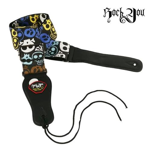 Foto Produk Strap Gitar Bonus Pick Rock You S-1105A Tali Gitar / Sabuk Gitar dari tokogading