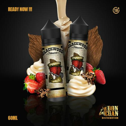 Foto Produk Liquid Blackwood Strawberry Vanilla Tobacco 3Mg 6Mg 9Mg 12Mg 60ML Vape - 6MG dari JakartaVapers