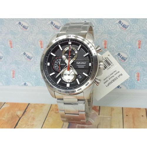 Jual Jam Tangan Pria SSB255 Seiko Quartz SSB255P1 Chronograph Black Dial -  Kota Surabaya - B'mo3 Shop | Tokopedia