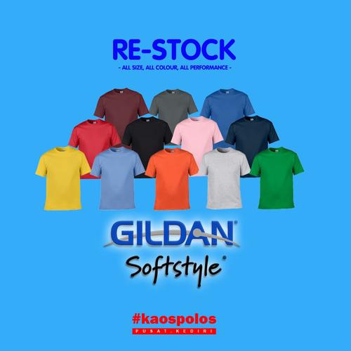 Foto Produk KAOS POLOS GILDAN SOFTSTYLE 64000 UKURAN XXL dari Clothing-Jakarta