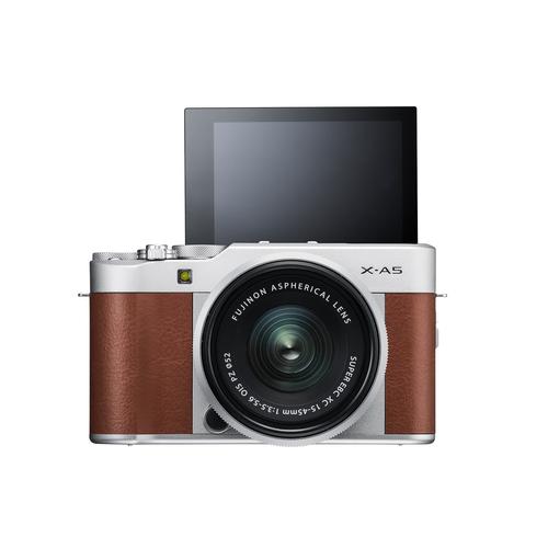 Fujifilm Kamera Mirrorless X-A3 Cokelat di Selamat Maju Tokopedia