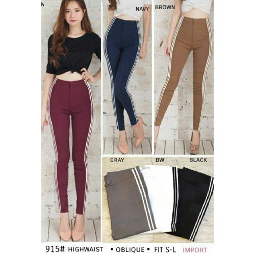 Foto Produk Mj-915 long pants list dari Bless-Shopp
