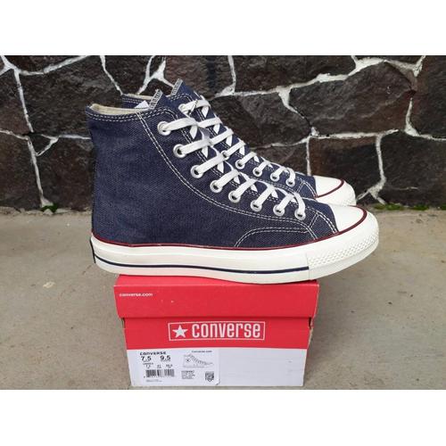 high top denim converse