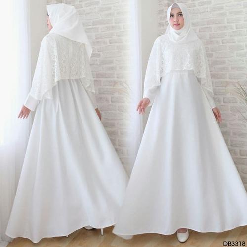 Foto Produk White Cape Daima DB3318 dari ZulfaButiq03