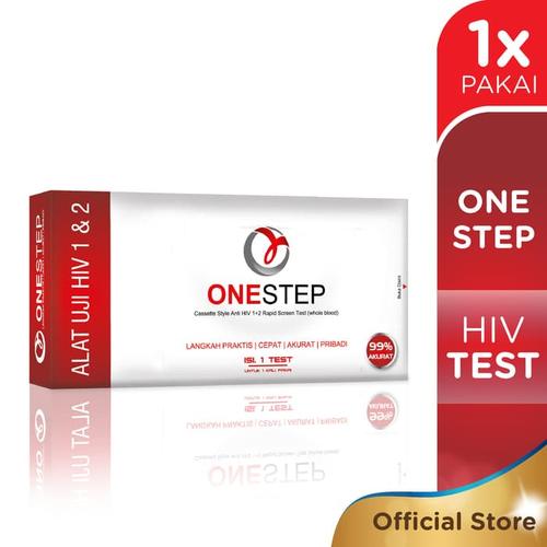 Foto Produk One Step HIV Test - cepat & akurat - mudah, dapat lakukan sendiri dari TokoMDR