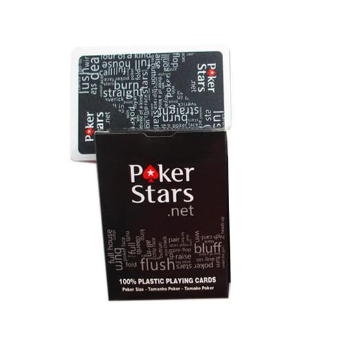 Foto Produk Kartu Remi Poker Plastik - Black dari web komputindo