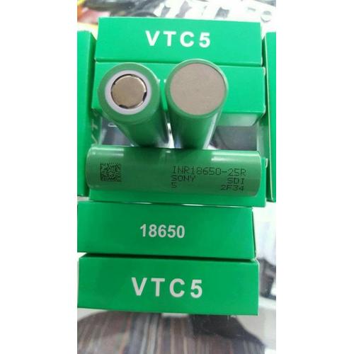 Foto Produk Baterai Vape Vapor Vaporizer SONY VTC5 18650 batre isi ulang dari wirdi