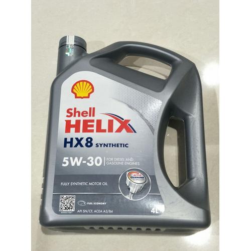 Foto Produk Oli Mesin Shell HX8 5W-30 SN 4LT " 62414 " dari Jasutra motor