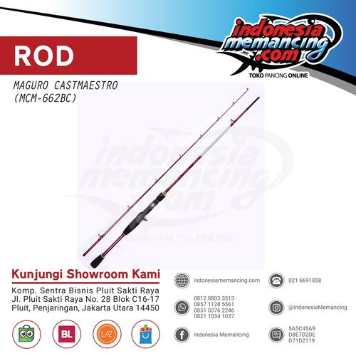 Foto Produk Joran Baitcasting Maguro Cast Maestro 602 BC dari indonesiamemancing