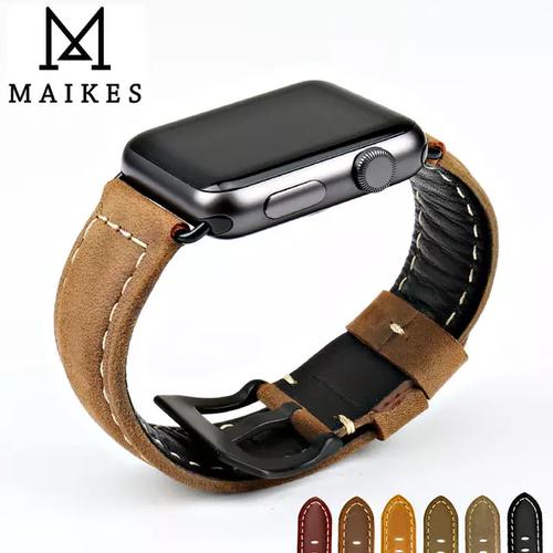 Leather Strap band 40mm 42mm 44mm 