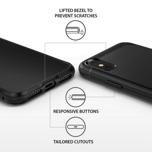 Foto Produk CASING RINGKE ONYX IPHONE X HARDCASE IPHONE X REARTH RINGKE ONYX BLACK - Hitam dari Dukun Gadget Acc