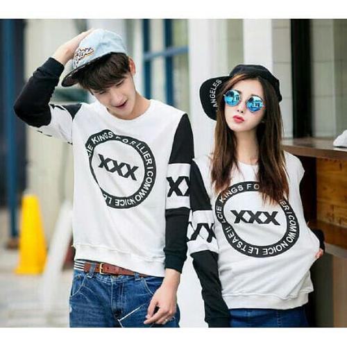 Foto Produk couple sweter couple lp XXX - Hitam dari fkhoshop