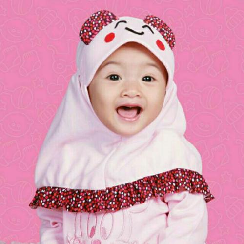 Foto Produk jilbab bayi anak karakter lucu imut murah dari Naim shop