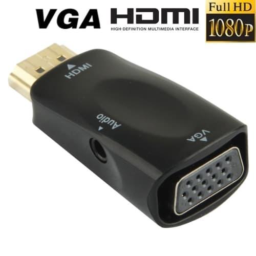ADAPTER HDMI MALE TO VGA FEMALE 1080P 